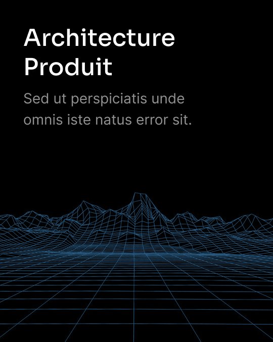 Architecture Produit